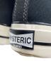 中古・古着 Hysteric Glamour (ヒステリックグラマー) サイドジップ ハイカットスニーカー ブラック サイズ:26：15000円
