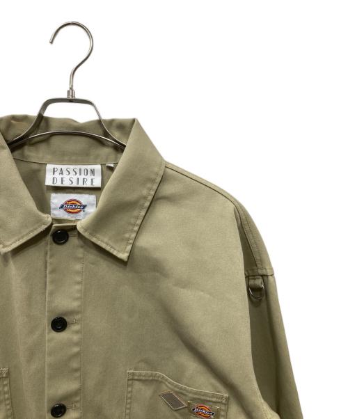 el conductorh（コンダクター）el conductorh (コンダクター) Dickies (ディッキーズ) CLASSIC T/C COVERALL JKT カバーオール ベージュ サイズ:2の古着・服飾アイテム