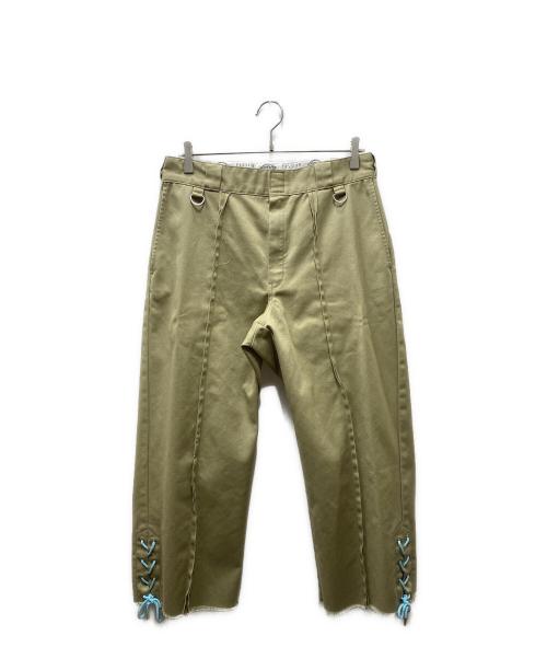 el conductorh（コンダクター）el conductorh (コンダクター) Dickies (ディッキーズ) x Dickies CLASSIC T/C 874 TROUSERS トラウザー ベージュ サイズ:2の古着・服飾アイテム