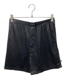 BALENCIAGA HOMEWEAR（バレンシアガ ホームウェア）の古着「シルクショートパンツ」｜ブラック