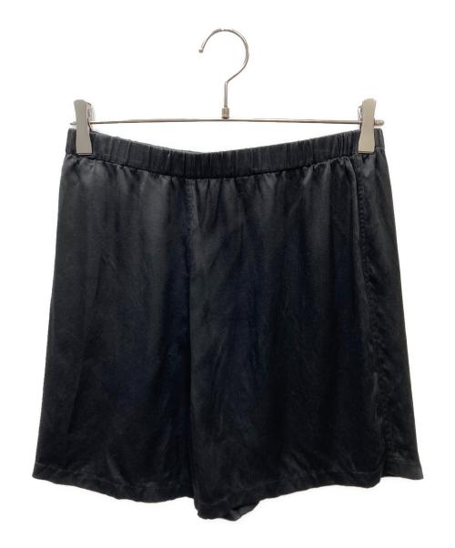 BALENCIAGA HOMEWEAR（バレンシアガ ホームウェア）BALENCIAGA HOMEWEAR (バレンシアガ ホームウェア) シルクショートパンツ ブラック サイズ:XSの古着・服飾アイテム