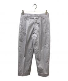 Maison Margiela（メゾンマルジェラ）の古着「クラシックワイドトラウザー」｜ラベンダー