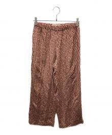 MARNI（マルニ）の古着「総柄イージーパンツ」｜レッド