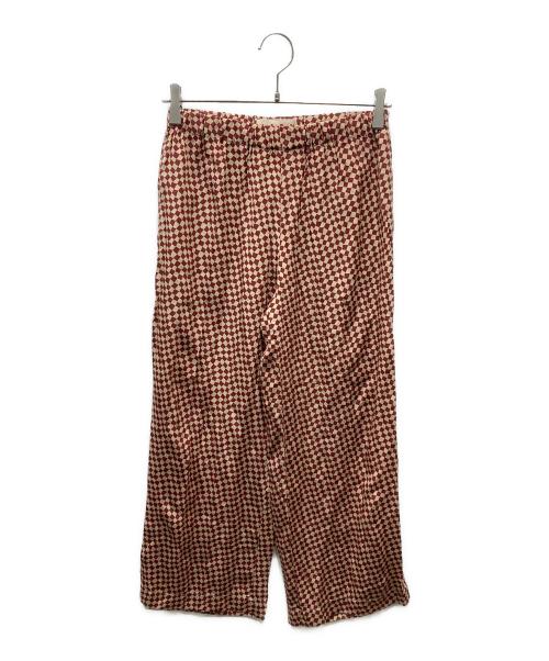 MARNI（マルニ）MARNI (マルニ) 総柄イージーパンツ レッド サイズ:38の古着・服飾アイテム