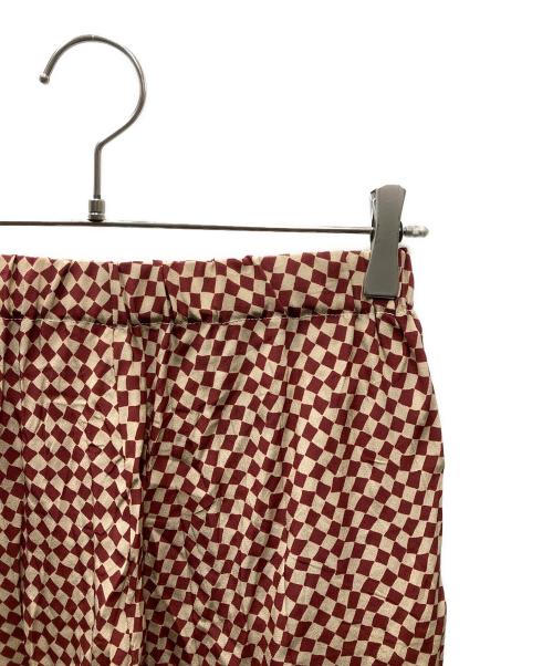 MARNI（マルニ）MARNI (マルニ) 総柄イージーパンツ レッド サイズ:38の古着・服飾アイテム