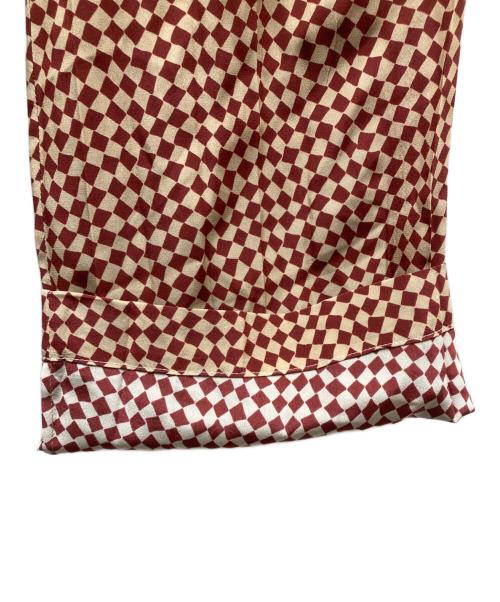 MARNI（マルニ）MARNI (マルニ) 総柄イージーパンツ レッド サイズ:38の古着・服飾アイテム
