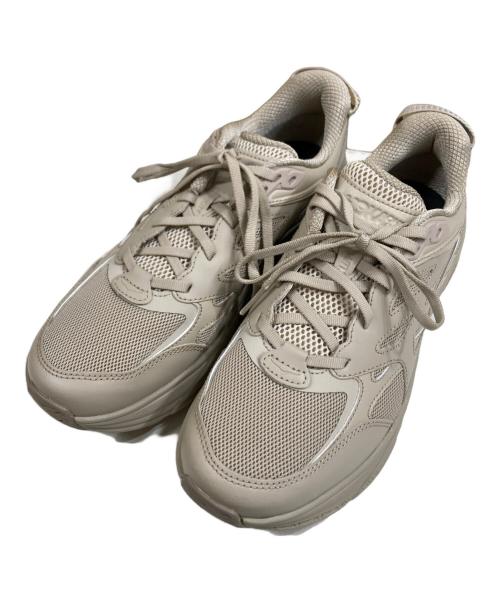 HOKAONEONE（ホカオネオネ）HOKAONEONE (ホカオネオネ) U CLIFTON L スニーカー ベージュ サイズ:27.5ｃｍの古着・服飾アイテム