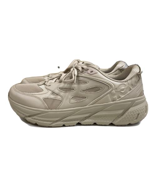 HOKAONEONE（ホカオネオネ）HOKAONEONE (ホカオネオネ) U CLIFTON L スニーカー ベージュ サイズ:27.5ｃｍの古着・服飾アイテム