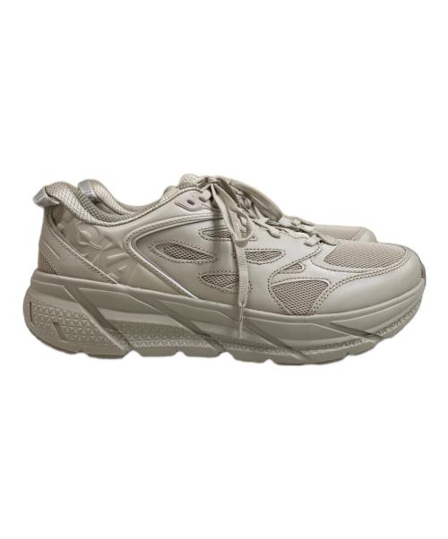 HOKAONEONE（ホカオネオネ）HOKAONEONE (ホカオネオネ) U CLIFTON L スニーカー ベージュ サイズ:27.5ｃｍの古着・服飾アイテム