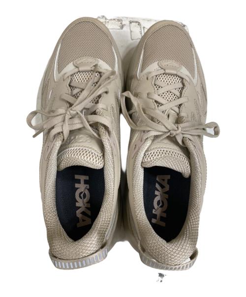 HOKAONEONE（ホカオネオネ）HOKAONEONE (ホカオネオネ) U CLIFTON L スニーカー ベージュ サイズ:27.5ｃｍの古着・服飾アイテム