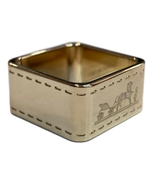 HERMES（エルメス）HERMES (エルメス) ボルデュック スカーフリング ゴールドカラー サイズ:なしの古着・服飾アイテム