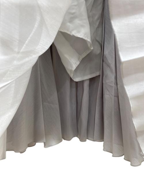 DEPAREILLE（デパリエ）DEPAREILLE (デパリエ) プリーツロングスカート アイボリー サイズ:36の古着・服飾アイテム