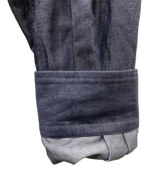 DEPAREILLE（デパリエ）DEPAREILLE (デパリエ) DENIM BOW SHIRT / デニムボウシャツ インディゴ サイズ:38の古着・服飾アイテム