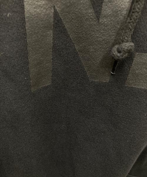 NICE（ナイス）NICE (ナイス) ロゴプリントパーカー ブラック サイズ:Lの古着・服飾アイテム