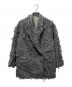 ERiKOKATORi（エリコカトリ）の古着「ripped wool w jacket ジャケット」｜グレー