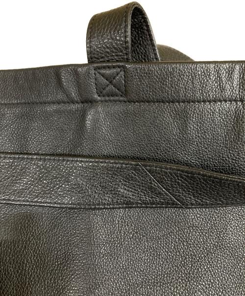 Aeta（アエタ）Aeta (アエタ) DEER LEATHER DOUBLE HANDLE TOTE M トートバッグ ブラックの古着・服飾アイテム