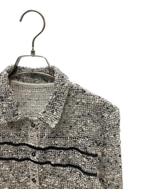 TODAYFUL（トゥデイフル）TODAYFUL (トゥデイフル) Embroidery Mesh Shirts グレー サイズ:FREEの古着・服飾アイテム