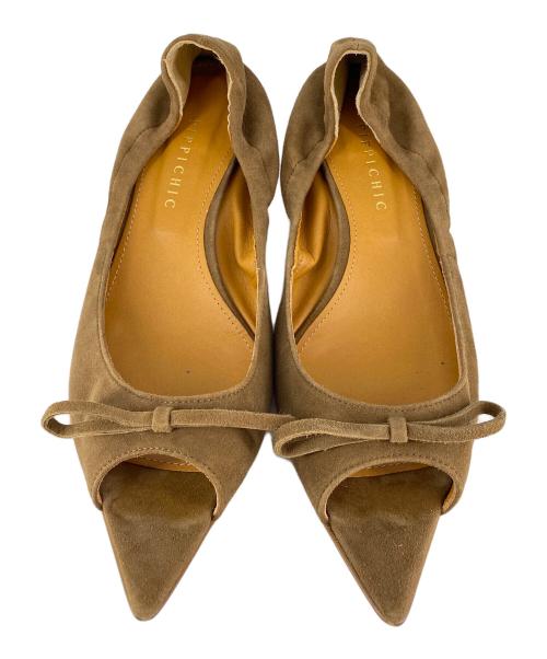 Pippichic（ピッピシック）Pippichic (ピッピシック) Re-born スエードパンプス ブラウン サイズ:SIZE 37 1/2の古着・服飾アイテム