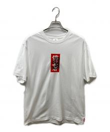 THE BLACK EYE PATCH×千葉雄喜（ブラックアイパッチ×チバユウキ）の古着「プリントTシャツ」｜ホワイト