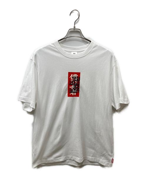 THE BLACK EYE PATCH（ブラックアイパッチ）THE BLACK EYE PATCH (ブラックアイパッチ) 千葉雄喜  (チバユウキ) プリントTシャツ ホワイト サイズ:Mの古着・服飾アイテム
