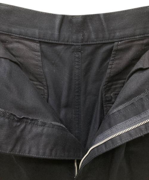 COMME des GARCONS HOMME（コムデギャルソン オム）COMME des GARCONS HOMME (コムデギャルソン オム) コットンツイルダブルニーパンツ ブラック サイズ:Mの古着・服飾アイテム