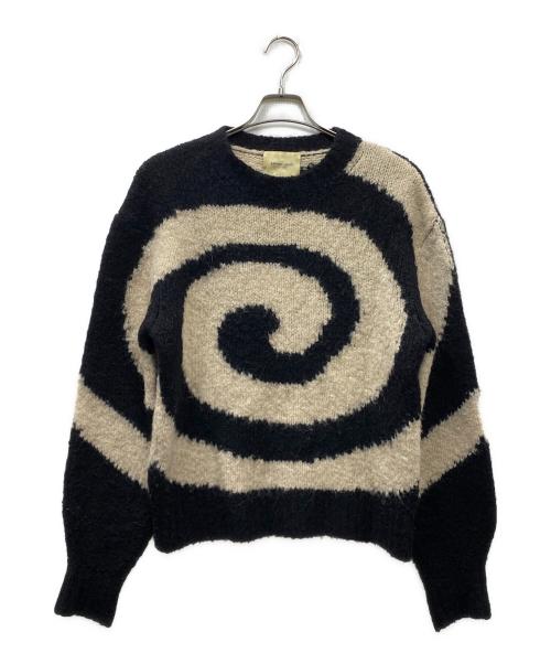 Paloma Wool（パロマウール）Paloma Wool (パロマウール) 渦巻きニット ブラック サイズ:Sの古着・服飾アイテム