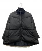 BEARDSLEYビアズリー）の古着「ジップフレアダウンジャケット」｜ブラック