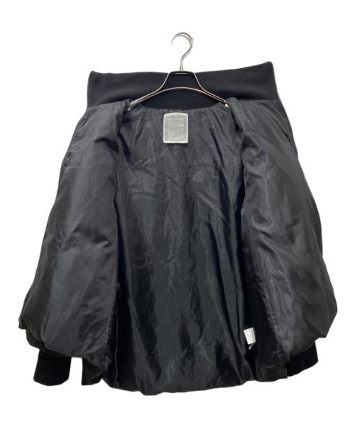 BEARDSLEY（ビアズリー）BEARDSLEY (ビアズリー) ジップフレアダウンジャケット ブラック サイズ:FREEの古着・服飾アイテム