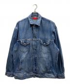 RED CARD×FRAY IDレッドカード×フレイ アイディー）の古着「ルーズデニムジャケット」｜インディゴ