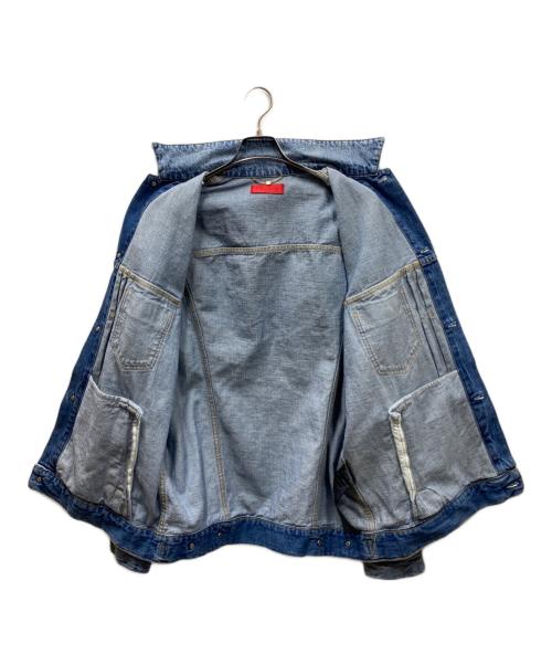 RED CARD（レッドカード）RED CARD (レッドカード) FRAY ID (フレイ アイディー) ルーズデニムジャケット インディゴ サイズ:FREEの古着・服飾アイテム
