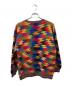 ROYAL ALPACA (ロイヤルアルパカ) 総柄ニットカーディガン マルチカラー サイズ:S：10000円