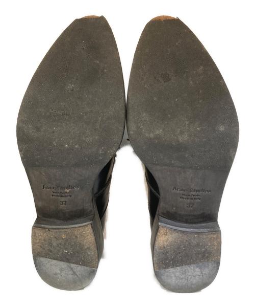 Acne studios（アクネ ストゥディオス）Acne studios (アクネ ストゥディオス) パイソンラインローファー ブラック サイズ:37の古着・服飾アイテム
