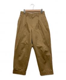 SCYE（サイ）の古着「2タックチノテーパードパンツ」｜ベージュ