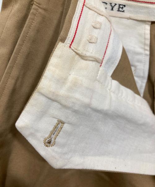 SCYE（サイ）SCYE (サイ) 2タックチノテーパードパンツ ベージュ サイズ:38の古着・服飾アイテム