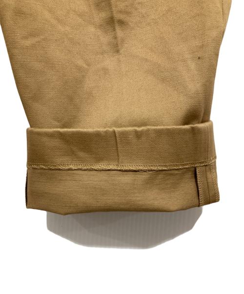 SCYE（サイ）SCYE (サイ) 2タックチノテーパードパンツ ベージュ サイズ:38の古着・服飾アイテム