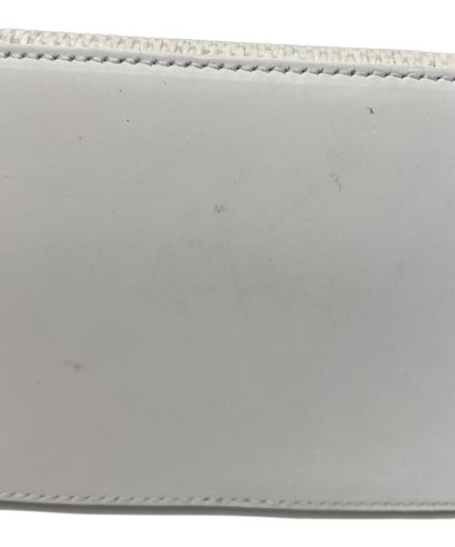 elleme（エレメ）elleme (エレメ) ラフィアハンドル 2WAYショルダーバッグ ホワイトの古着・服飾アイテム