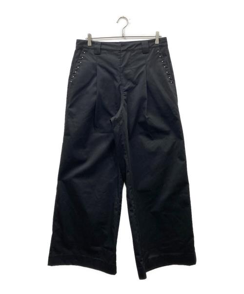 Jaded London（ジェイデッドロンドン）Jaded london (ジェイデッドロンドン) スタッズ タックパンツ ブラック サイズ:32の古着・服飾アイテム