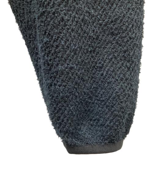 Name.（ネーム）Name. (ネーム) CURL YARN ZIP UP CARDIGAN ジップアップVネックカーディガン ブラック サイズ:2の古着・服飾アイテム