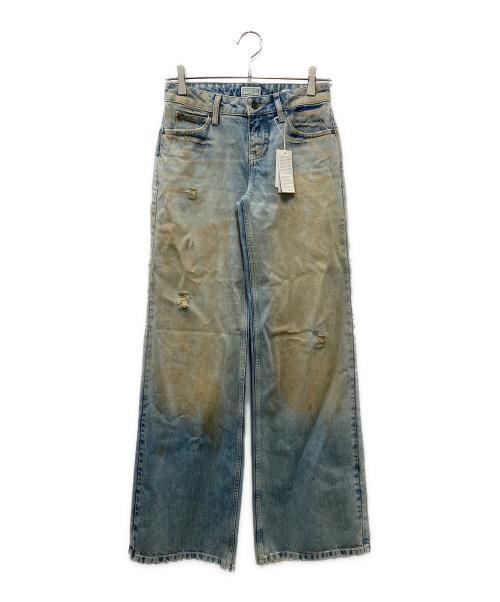 GUESS（ゲス）GUESS (ゲス) wide-leg jeans デニムパンツ ブルー サイズ:W24の古着・服飾アイテム
