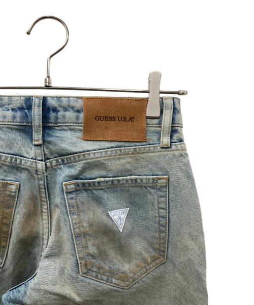 GUESS（ゲス）GUESS (ゲス) wide-leg jeans デニムパンツ ブルー サイズ:W24の古着・服飾アイテム