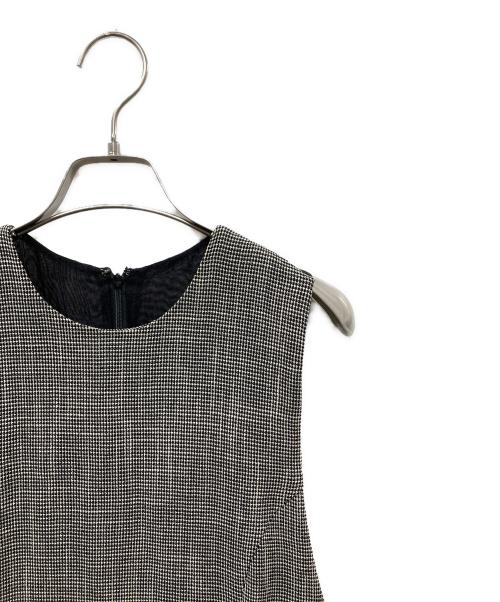 CLANE（クラネ）CLANE (クラネ) BACK SHEER MAXI ONEPIECE ノースリーブワンピース ベージュ×ブラック サイズ:2の古着・服飾アイテム