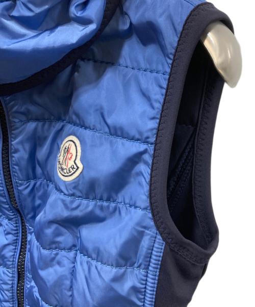 MONCLER（モンクレール）MONCLER (モンクレール) KUNZITE キルティングベスト ブルーの古着・服飾アイテム