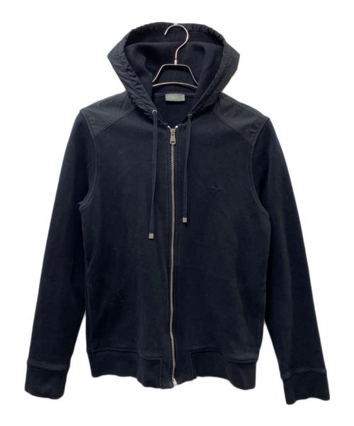 DIOR HOMME（ディオール オム）DIOR HOMME (ディオール オム) BEE刺繍ジップパーカー ブラック サイズ:46の古着・服飾アイテム