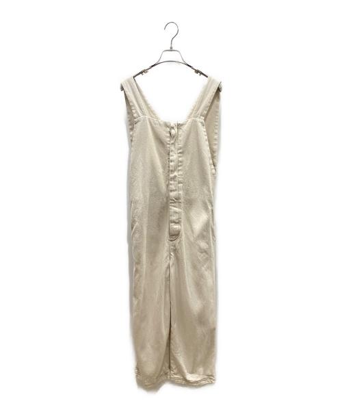 BASE RANGE INDRE（ベースレンジ アンドル）BASE RANGE INDRE (ベースレンジ アンドル) デニムオーバーオール アイボリー サイズ:SIZE XSの古着・服飾アイテム