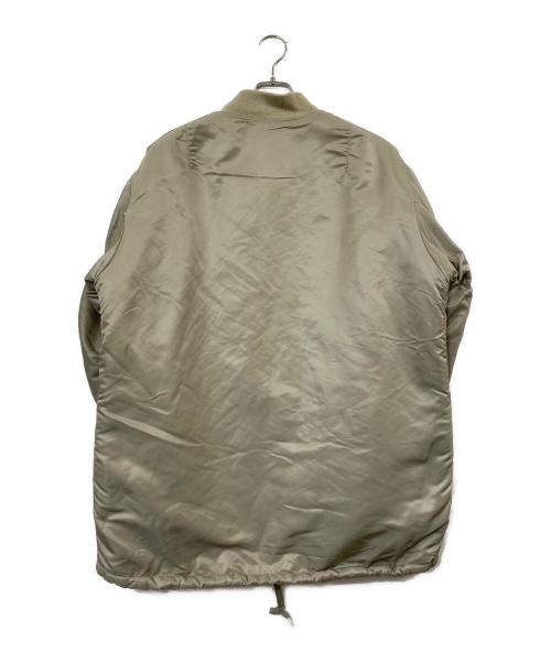 08sircus（ゼロエイトサーカス）08sircus (ゼロエイトサーカス) MA-1×Eco fur reversible / MA-1×エコファー リバーシブル ベージュ×カーキ サイズ:5の古着・服飾アイテム