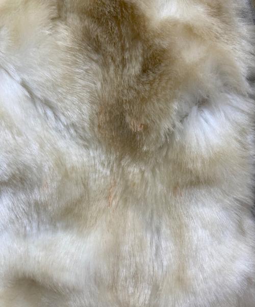 08sircus（ゼロエイトサーカス）08sircus (ゼロエイトサーカス) MA-1×Eco fur reversible / MA-1×エコファー リバーシブル ベージュ×カーキ サイズ:5の古着・服飾アイテム