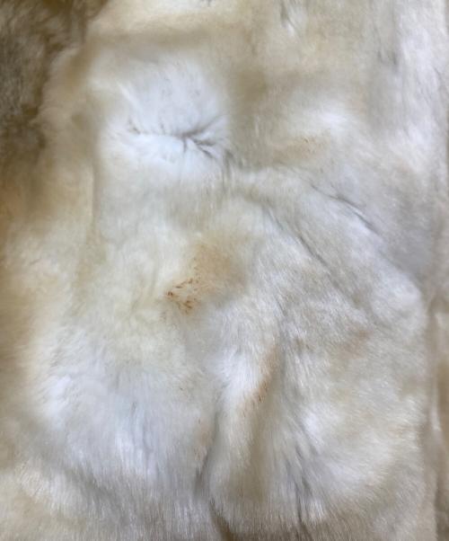 08sircus（ゼロエイトサーカス）08sircus (ゼロエイトサーカス) MA-1×Eco fur reversible / MA-1×エコファー リバーシブル ベージュ×カーキ サイズ:5の古着・服飾アイテム
