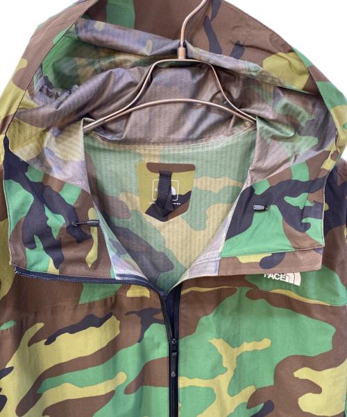 THE NORTH FACE（ザ ノース フェイス）THE NORTH FACE (ザ ノース フェイス) NOVELTY VENTURE JACKET マウンテンパーカー ブラウン×グリーン サイズ:Lの古着・服飾アイテム