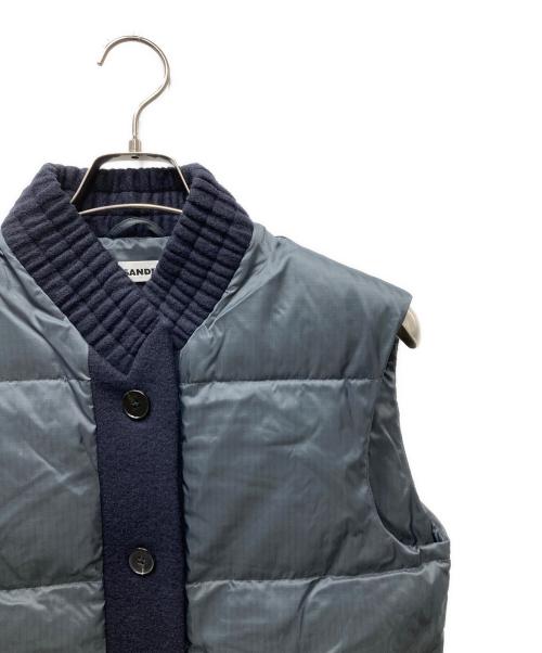 JIL SANDER（ジルサンダー）JIL SANDER (ジルサンダー) ダウンベスト グレー サイズ:SIZE34の古着・服飾アイテム
