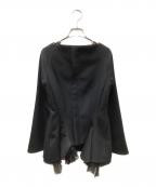 YOHJI YAMAMOTOヨウジヤマモト）の古着「ノーカラージャケット」｜ブラック